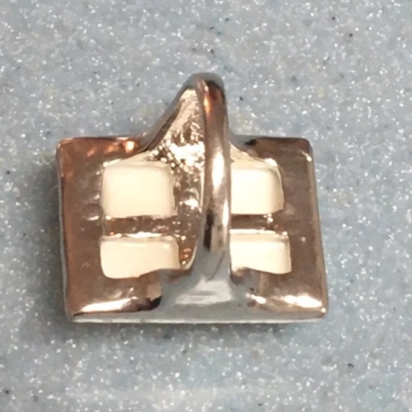 Vintage Estate Emerald Cabochon Genuine Natural Fire Agate Statement Ring - Picture 11 of 12